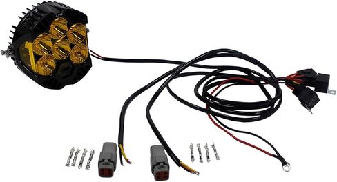 POWER JAMES 63.0", 1.6m Plug Player Trailer Double Headlight Harness Wiring Extension Kit for Harley Davidson Road Glide Special Custom CVO, FLTR with LP6 Lighting (For FLTR) in Saudi Arabia