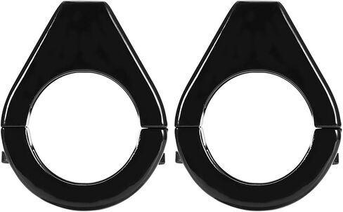KIMISS Turn Signal Indicator Relocation Fork Clamp Kit, Aluminium Alloy Motorcycle Modified Turn Signal Light Mount Bracket 41mm Fork Clamps (Sliver) in Saudi Arabia