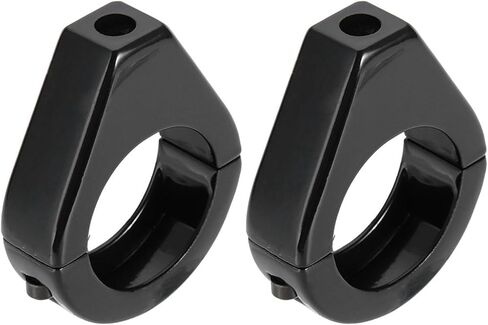 KIMISS Turn Signal Indicator Relocation Fork Clamp Kit, Aluminium Alloy Motorcycle Modified Turn Signal Light Mount Bracket 41mm Fork Clamps (Sliver) in Saudi Arabia