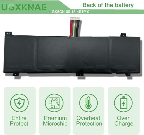 GK5CN-00-13-4S1P-0 Battery Replacement for Medion Erazer X6805 Maingear Vector 15 Schenker XMG Neo 15 Core 17 Comet Lake Getac Tongfang GK5CN5Z GK5CN6Z GK5CQ7Z GK5CN4Z GK6Z5CN GK7CN6S 62.32Wh in Kuwait