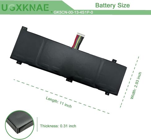 GK5CN-00-13-4S1P-0 Battery Replacement for Medion Erazer X6805 Maingear Vector 15 Schenker XMG Neo 15 Core 17 Comet Lake Getac Tongfang GK5CN5Z GK5CN6Z GK5CQ7Z GK5CN4Z GK6Z5CN GK7CN6S 62.32Wh in Kuwait