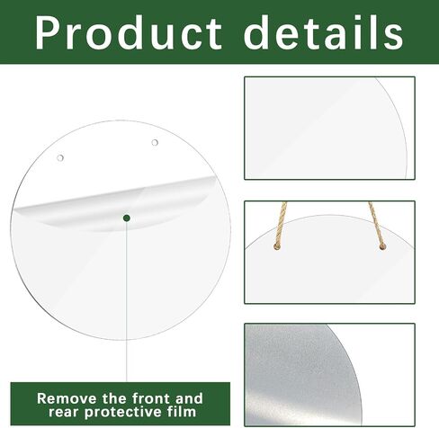 3 pcs metal sublimation door hanger blanks，10 inch circle Unfinished Blank Sign Door Hanger ，sublimation ornament blanks decorative door hanger ，blank door hangers，sublimation metal sign blanks in Saudi Arabia