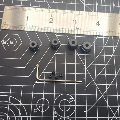 48P مجموعة تروس ترس 16T 17T 18T 19T 3.175 مللي متر لـ Traxxas Slash 2WD Hoss Rustler 4X4 VXL Slash 4X4 Bandit Nitro Stampede E Revo Maxx RC أجزاء محرك فرشاة بدون فرشاة in Kuwait