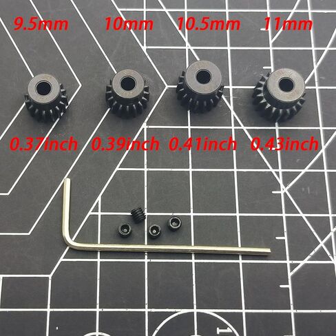 48P مجموعة تروس ترس 16T 17T 18T 19T 3.175 مللي متر لـ Traxxas Slash 2WD Hoss Rustler 4X4 VXL Slash 4X4 Bandit Nitro Stampede E Revo Maxx RC أجزاء محرك فرشاة بدون فرشاة in Kuwait