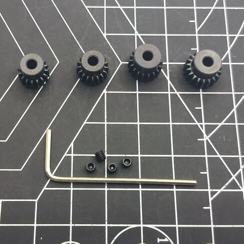 48P مجموعة تروس ترس 16T 17T 18T 19T 3.175 مللي متر لـ Traxxas Slash 2WD Hoss Rustler 4X4 VXL Slash 4X4 Bandit Nitro Stampede E Revo Maxx RC أجزاء محرك فرشاة بدون فرشاة in Kuwait