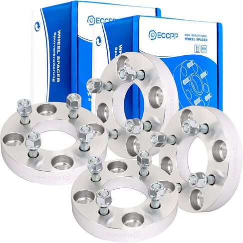 ECCPP 4pcs 4 lug Wheel Spacer Adapters 25mm 4x4.5 to 4x100 1 inch Fits for 007-2011 for Versa 2000-2012 for Sentra 2009-2013 for Cube 1993-2001 for Altima in Saudi Arabia