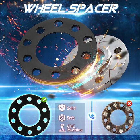 5x4.5 5x4.75 Wheel Spacers 6mm 5 Lug 5x114.3 5x120.65 Wheel Adapters 78.1mm Bore fit for Ford Dodge Toyota Jeep Charger Coronet Flex Freestar Ranger Taurus Cherokee Liberty Wrangler 4pcs in Saudi Arabia