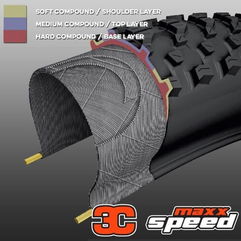Maxxis Ikon Mountain Bike Tire - 26" 27.5" & 29" - Bundle with Cycle Crew Tire Lever in Saudi Arabia