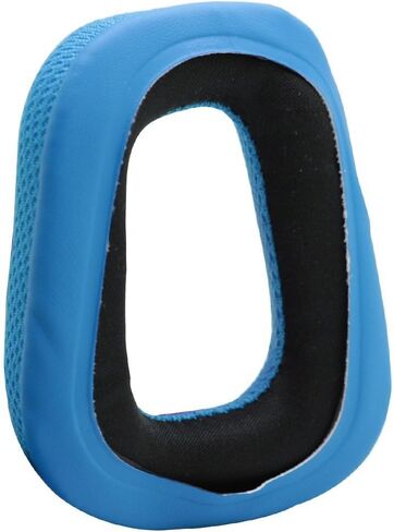استبدال وسائد الأذن لسماعات الألعاب Logitech G35 G935 G933S G933 G930 G635 G633S G633 G533 G433 G432 G431 G430 G332 G233 G231 G230 من MMOBIEL - وسائد أذن من نسيج شبكي - أزرق in Kuwait