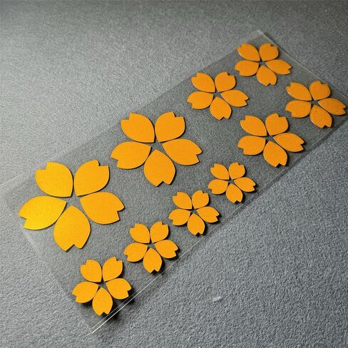 Creative Fashion Flower Cherry Blossoms Petal Leaves Motor Bike Stickers Auto Body Car Styling PVC Decals (Pink) in Saudi Arabia