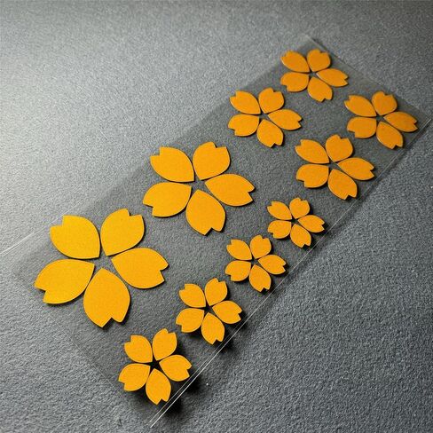 Creative Fashion Flower Cherry Blossoms Petal Leaves Motor Bike Stickers Auto Body Car Styling PVC Decals (Pink) in Saudi Arabia