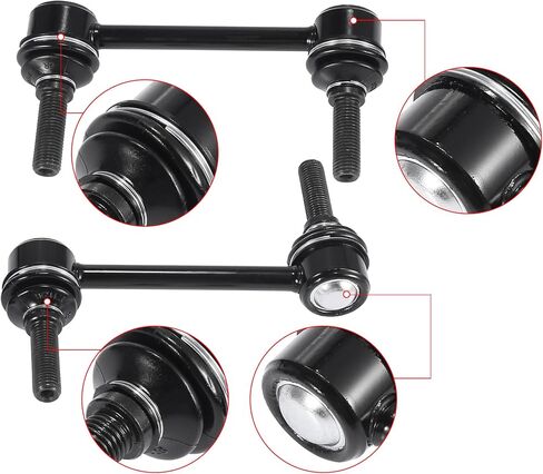 X AUTOHAUX K750185 K750243 Front Rear Suspension Sway Bar End Links Stabilizer Sway Bar Link Kit 15120889 15150889 for Hummer H3 06-10 for Hummer H3T 09-10 in Saudi Arabia