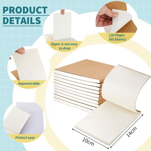 Outus 24 Pack 1440 Sheets (2880 Pages) Blank Flip Books for Kids Christmas Mini Sketch Pad 5.5 x 4'' Flip Book Paper for Animation, Sketching Cartoon Creation Kids Student Craft Drawing in Saudi Arabia