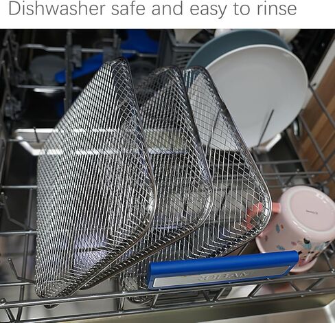 صينية تجفيف صينية الطبخ الشبكية من الفولاذ المقاوم للصدأ، ملحقات مقلاة الهواء المتوافقة مع مقلاة الهواء الفورية Vortex Innsky Power XL بسعة 10 و10.6 لتر in Kuwait