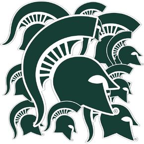 Desert Cactus Michigan State University Sticker Spartans MSU Vinyl Decals Laptop Water Bottle Car Scrapbook T3 (Type 3-1)