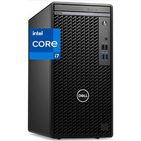 Dell OptiPlex 7010 Tower Computer, Intel i7-13700K, 64GB RAM, 2TB NVMe SSD, USB-C, DisplayPort, HDMI, WiFi, Bluetooth, DVDRW, Windows 11 Pro, Black Desktop