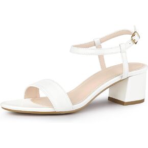Perphy Open Toe Block Heel Ankle Strap Slingback Sandals for Women