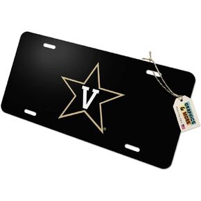 GRAPHICS & MORE Vanderbilt University Logo Novelty Metal Vanity Tag License Plate