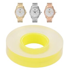 15mm Watch Strap Protective Film, Anti Static Transparent PVC Protective Film Tape for Watch, Thin Stretchable PVC Protective Film for Jewelry, Clear DIY Screen Protective