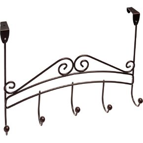Spectrum Diversified Yorkshire Over The Door 3 Hook, Black