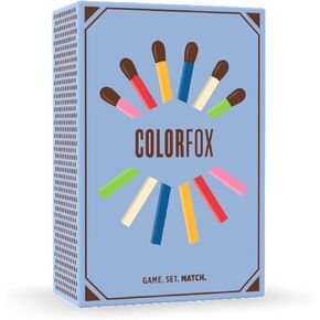 Helvetiq COLORFOX Card Game - Strategic Domino Fun for All Ages! Family Game for Kids & Adults, Ages 6+, 2-4 Players, 20 Minute Playtime, Made