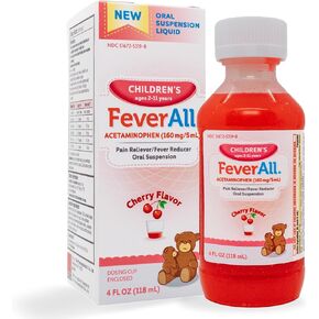 Feverall سائل فموي للأطفال مخفض للحمى/مخفف للألم بنكهة الكرز in Saudi Arabia