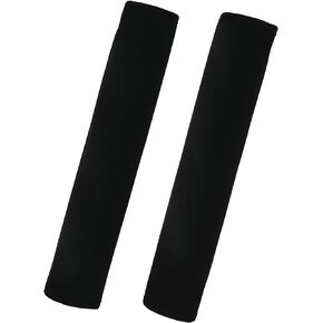 WISDING 12'' Neoprene Comfort Shoulder Strap Pads Shoulder Cushion Pad Protector for Laptop Bag, Sport Bag, Travel Bag, Car Seat Belts Protect Pads 2 PCS Black (QSLJD001)