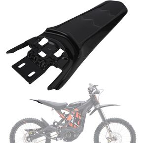 JFG RACING Sur Ron Rear Fender,Motorcycle Longer Extended Lengthen Rear Fender Mudguard Plastic for Surron Sur Ron Light Bee X/S Segway X260 X160 Electric Dirt Bike EBike Black