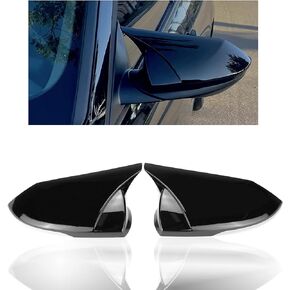 Fit for Hyundai Elantra 2021-2023 Car Side Rear View Mirror Guard Cover Caps Trims 2PCS Carbon Fiber Style