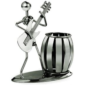 منظم أقلام مزخرف/حامل أقلام مع رجل معدني يعزف جيتار إيستليون... in Kuwait