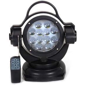 7 Inch 45W Led Search Light 360 Degrees Rotating Remote Control Folderble 9-32V Led Work Light Spot Led Driving Lights Fog Lights Offroad Lights SUV ATV 4wd Truck Boat Exploring Lighting