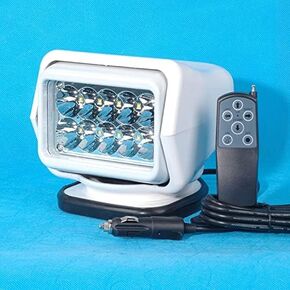 7 Inch 45W Led Search Light 360 Degrees Rotating Remote Control Folderble 9-32V Led Work Light Spot Led Driving Lights Fog Lights Offroad Lights SUV ATV 4wd Truck Boat Exploring Lighting