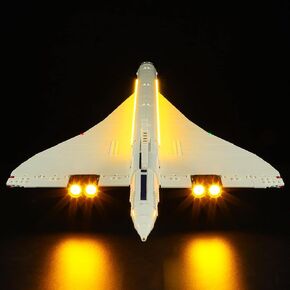 BRIKSMAX Lighting Kit for Lego Icons Concorde - Compatible with Lego 10318 Building Set- Not Include Lego Set