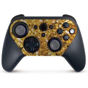 MightySkins Skin Compatible with Amazon Luna Controller - Gold Chips | Protective, Durable, and Unique Vinyl Decal wrap Cover | Easy to Apply, Remove, and Change Styles | Made in The USA