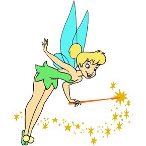 Tinkerbell Color Decal Vinyl Sticker|Cars Trucks Vans Walls Laptop| 5 x 3 in SSND1058