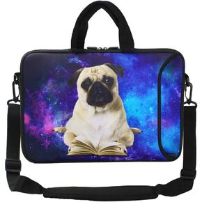 Violet Mist 11 11.6 12 13 Inch Laptop Shoulder Bag Laptop Sleeve Cute Sloth Pattern Laptop Carrying Case Notebook Shoulder Bag Pouch Neoprene Protective Tablet Computer Sleeve Handle, Sloth