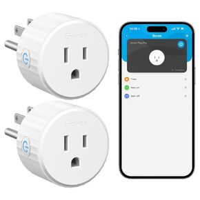 Govee Matter Smart Plug، قابس WiFi وBluetooth يعمل مع Alexa وGoogle Home، منفذ ذكي مع جدول زمني ومؤقت، Matter Smart Home مع صوت وجهاز تحكم عن بعد، معتمد من FCC وETL للمنزل، 4 عبوات