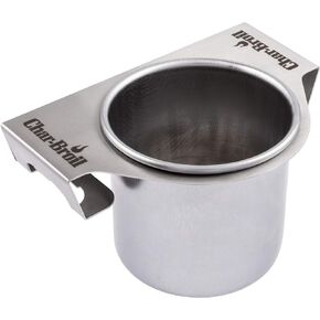 Char-Broil 6428409W06 Gear Trax Combination Cup Holder/Bottle Opener, Silver