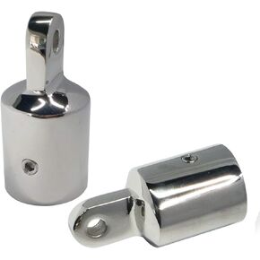 NRC&XRC 2PCS Bimini Top Cap Fitting Boat Marine Hardware Stainless Steel Dome top 7/8" 1"
