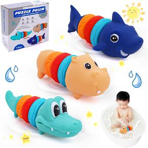 Baby Stacking Blocks Toys-Montessori Toys-Squeeze Sensory Toys-Soft Teething Toy, Stacking & Building Toys for Babies 18+ Months, Birthday Gift for Baby Boys Girl in Kuwait