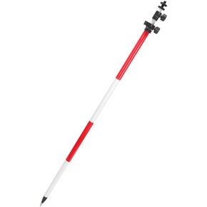 Surveying Aluminum Prism Pole, with Adjustable Adapter and Twist Lock for Land Surveying (15.09 FT/4.6 M)