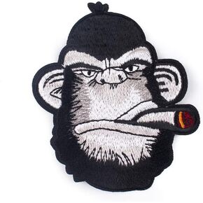 Funny Ghost Patches Iron On/Sew On, Cute Cartoon Demon Embroidered Patches Applique for Clothes, Jackets, Vest, Backpacks, Hats, Jeans, DIY Accessories Decoration