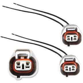 HiSport 645-673 Vapor Canister Purge Valve Connector Wiring Harnesses 88974056 side marker pigtail connector harness replacement for toyota lexus camry prius rav4 2pcs