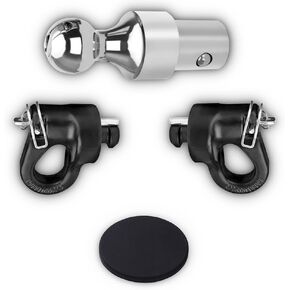 Gooseneck Hitch Ball Kit 38K 2-5/16-In Compatible with Dodge Ram 2500 3500 2013-2024 Puck System Gooseneck Ball Replace 60618 60638 60601 60617 82213632 82216057AC 82216057AA 82216057AB for Truck Bed