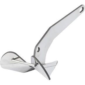 Triangle Boat Anchor, 316 Stainless Steel Delta-Style Anchor, Heavy Duty Wing Style Triangular Anchor 11lbs / 17lbs / 22lbs
