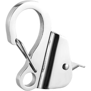 VEVOR Boat Anchor Hook, 304 Stainless Steel Slide Anchor, Knotless Anchor System with Quick Release, Boat Anchor Hook Clips for 3/8" - 5/8" Boat Anchor Rope, Easy to Use, Holds 3700 LBS