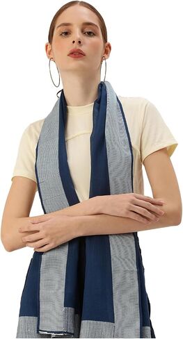 Handmade Scarf for Women, Cotton - Handwoven Scarf For Women in Saudi Arabia