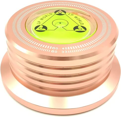 LP530B Record Weight Disc Stabilizer Turntable Level HiFi 3 in 1 Shock-Proof Vinyl Clamp with Bubble Leveling (50Hz, Black) in Saudi Arabia