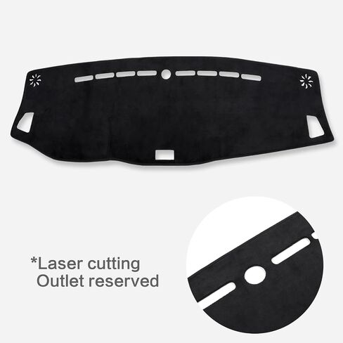 Dash Cover Mat for 2024 Isuzu MU-X D-MAX 2019-2024 Dashboard Cover Suede Sunshade No-Glare Protector Carpet Dashboard Mat 2024 DMAX Accessories (Left-Hand Drive) in Saudi Arabia