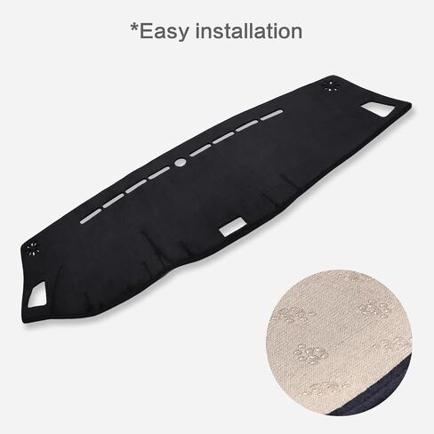 Dash Cover Mat for 2024 Isuzu MU-X D-MAX 2019-2024 Dashboard Cover Suede Sunshade No-Glare Protector Carpet Dashboard Mat 2024 DMAX Accessories (Left-Hand Drive) in Saudi Arabia